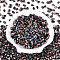 Spray Painted Glass Seed Beads, Oval, Camel, 7x4~4.5mm, Hole: 0.9mm, about 2500pcs/pound