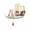 Fruits Alloy Enamel Pendant & Dangle Earrings Sets, Strawberry, 450mm