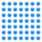 Silicone Beads, Round, Deep Sky Blue, 14.5mm, Hole: 2.5mm