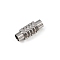 304 Stainless Steel Magnetic Clasps, Column, Stainless Steel Color, 14x6.5x6mm, Hole: 3.5mm