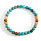 Bohemian Synthetic Imperial Jasper Beads Stretch Bracelets