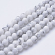 Chapelets de perles en howlite naturelle X-G-T055-8mm-02-1