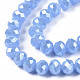 Chapelets de perles en verre électroplaqué EGLA-A034-J6mm-A02-2