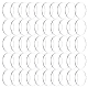 50шт акриловые плоские круглые фигурки дисплей базы KY-FG0001-12-1
