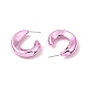 Boucles d'oreilles en acrylique donut EJEW-P251-19-3