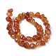 Chapelets de perles d'agate naturelle G-L560-M10-3