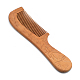 Carved Peach Wooden Combs OHAR-R268-06-3