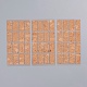 Rectangle Shape Cork Label Stickers DIY-WH0163-93E-1
