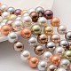 Chapelets de perles colorées en coquillage BSHE-F013-14M-10mm-1