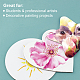 サプライセットの塗装と描画  キャンバス絵画の空白の製図板を含む  プラスチックペイントポットストリップ＆ブラシペン  ミックスカラー  12pc DIY-NB0001-81-3