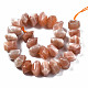 Chapelets de perles de sunstone naturelle naturelles G-S376-007-2