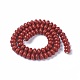 Rosso naturale perline di diaspro fili G-E541-03-2