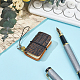 Mini-Notizbuch aus Rindsleder&nbsp;AJEW-CL0005-43B-4