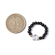 Glasperlen strecken Ringe&nbsp;RJEW-JR00821-3