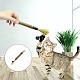 Gorgecraft 3 шт. деревянные жевательные палочки кошка чистка зубов жевательная игрушка AJEW-GF0003-48-4