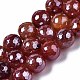 Chapelets de perles d'agate naturelle G-Q998-014D-1