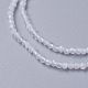 Brins de perles de pierre de lune arc-en-ciel naturel G-F596-14-2mm-3