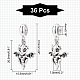 CHGCRAFT 36Pcs Dragon Dangle Charm Tibetan Dragon Pendants Style Alloy European Dangle Charms Large Hole Pendants for Necklace Bracelet Jewelry Making and Crafting FIND-CA0005-60-2