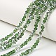 Electroplate Transparent Glass Beads Strands EGLA-A034-T2mm-M17-1