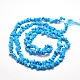 Puce turquoise synthétique chapelets de perles G-M205-54-4