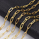 Brass Paperclip Chains CHC-S008-001B-G-3