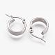 201 Stainless Steel Hoop Earrings BJEW-N0039-01-3