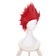 Короткие красные аниме косплей волнистые парики OHAR-I015-07-4