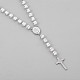 304 collane di perline rosario in acciaio inox NJEW-F240-03P-4