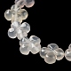 Chapelets de perles en agate blanche naturelle G-P520-A01-01-4