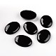 Oval Natural Black Agate Cabochons G-I171-30x40mm-14-1