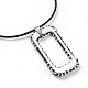 Ожерелья с подвесками из рафии NJEW-JN02360-4