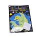 Kids Baby Room Wall Decorations Glow in the Dark Plastic Dolphin Stickers AJEW-A023-02H-2