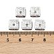 Messing Strass Zwischen perlen&nbsp;RSB074NF-17S-2