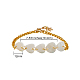 Браслеты с подвесками из латуни и браслеты с цепочкой для бордюров BJEW-SZ0001-005G-5