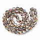 Electroplate Glass Beads Strands EGLA-T008-03D-2