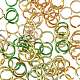 600pcs 6 anillos de salto de aluminio de colores ALUM-CJ0001-14-6