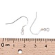 925 Sterling Silver Earring Hooks X-STER-K167-050S-3