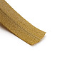 服飾材料  ナイロン閉口ジッパー  ゴールド  30ミリメートル  5ヤード/バンドル FIND-WH0164-55-3