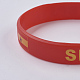 Souvenir de pulseras de silicona BJEW-TA0002-04H-3