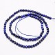 Chapelets de perles en lapis-lazuli naturel X-G-G545-18-2