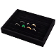Présentoirs de bagues de bijoux cuboïdes en bois nbeads RDIS-NB0001-10-1