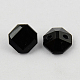 2-Hoyo botones de octágono de acrílico Diamante de imitación de Taiwán BUTT-F016-10mm-01-2
