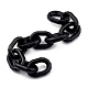 Handmade Spray Painted CCB Plastic Cable Chains AJEW-JB00736-01-1