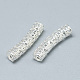 925 in argento sterling perline tubo STER-T002-116S-2