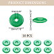 NBEADS 10 Pcs Natural Donut Gemstone Charms G-NB0003-85-2