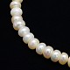 Klasse eine natürliche kultivierte Süßwasserperle Perlen Stränge PEAR-L001-D-12-2