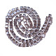 Placcare trasparente perle di vetro fili EGLA-N002-33-C02-2