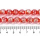 Ручная работа золотой фольги Lampwork бисер пряди LAMP-Q002-01G-4
