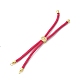 Изготовление браслетов из хлопка KK-F758-03Z-G-2