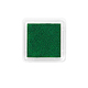 プラスチッククラフトフィンガーインクパッドスタンプ  子供のための DIY ペーパーアートクラフト  スクラップブック作り  正方形  濃い緑  30x30mm WG75845-18-1